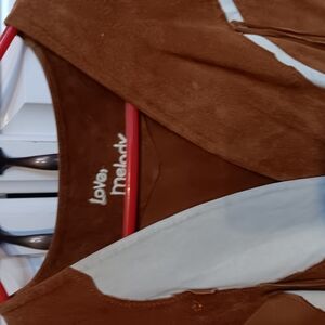 Love Melody Brown and Cream Dress